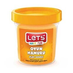 LETS Tek Renk Oyun Hamuru Turuncu 110 g - Lets