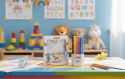 Let’s Wonder Twist Çevirmeli Mum Boya 12 Renk - Lets