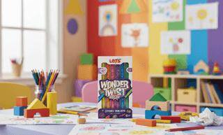 Let’s Wonder Twist Neon Çevirmeli Mum Boya 6 Renk - 1