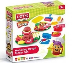 LETS Oyun Hamuru Yemek Ziyafeti Seti - Lets