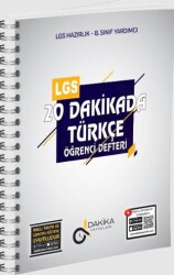 LGS 20 Dakikada Türkçe Öğrenci Defteri - Dakika Yayınları