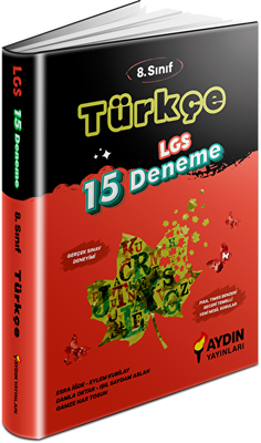 Aydın Yayınları LGS 8. Sınıf Türkçe 15 Deneme - 1