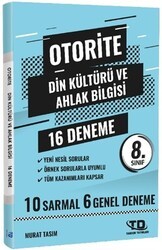 Tandem Yayınları LGS Din Kültürü ve Ahlak Bilgisi 8. Sınıf 16 Deneme Otorite - Tandem Yayınları