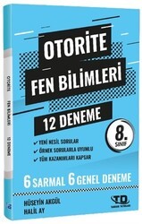 Tandem Yayınları ​LGS Fen Bilimleri 8. Sınıf 12 Deneme Otorite - Tandem Yayınları
