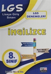 Tekiz Yayıncılık LGS İngilizce Denemesi 8. Sınıf - Tekiz Yayıncılık