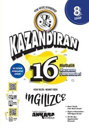 LGS Kazandıran 16 Haftalık İngilizce Kazanım Denemeleri - Ankara Yayıncılık