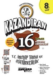Ankara Yayıncılık LGS Kazandıran 16 Haftalık T.C İnkılap Tarihi ve Atatürk Kazanım Denemeleri - 1
