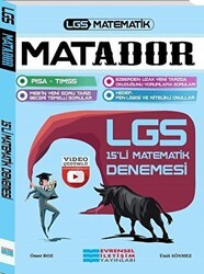 Evrensel İletişim Yayınları LGS Matador Video Çözümlü 15`li Matematik Denemesi - Evrensel İletişim Yayınları