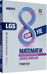 LGS Matematik Konu Konu Çıkmış Sorular Son 8 Yıl - Marka Yayınları