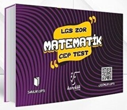 Karekök Yayıncılık LGS Matematik Zor Cep Test - Karekök Yayıncılık