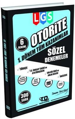 Tandem Yayınları LGS Otorite 1. Dönem Sözel Denemeler - 1
