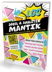 LGS Sözel ve Analitik Mantık Karekod Çözümlü Soru Bankası - Pelikan Tıp Teknik Yayıncılık
