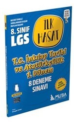 Muba Yayınları LGS T.C. İnkılap Tarihi ve Atatürkçülük İlk Hasat 8 Deneme Sınavı 1.Dönem Muba Yayınları - Muba Yayınları