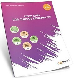 ONburda Yayınları LGS Türkçe Denemeleri - ONburda Yayınları