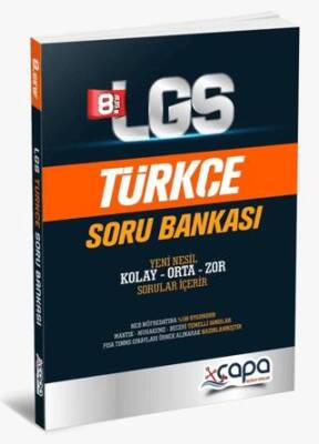 Çapa Yayınları LGS Türkçe Soru Bankası - 1