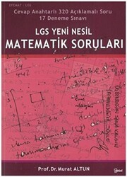 Alfa Aktüel Yayınları LGS Yeni Nesil Matematik Soruları - Alfa Aktüel Yayınları