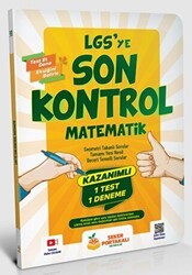 Şeker Portakalı Yayıncılık LGS`ye Son Kontrol Matematik - Şeker Portakalı Yayıncılık