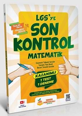 Şeker Portakalı Yayıncılık LGS`ye Son Kontrol Matematik - 1