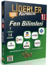 LGS 1.Dönem Fen Bilimleri Denemeleri 7 Yayın 14 Deneme - Liderler Karması Yayınları