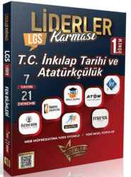 LGS 1.Dönem İnkılap Tarihi Denemeleri 7 Yayın 21 Deneme - Liderler Karması Yayınları