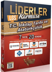 LGS İnkılap Tarihi Denemeleri 8 Yayın 23 Deneme - Liderler Karması Yayınları