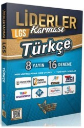 LGS Türkçe Denemeleri 8 Yayın 16 Deneme - Liderler Karması Yayınları