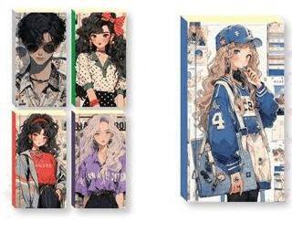 Lilamor Anıme Defter 7,5X14 96 Sayfa - 1