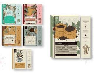 Lilamor Kahve Kokulu Ayraçlı Defter 12,5X19,5 220 Sayfa - 1