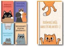 Lilamor Kedi Defter 9X16 48 Sayfa - Lilamor Dükkan