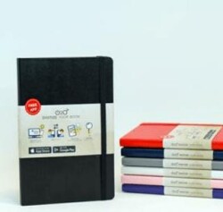 Lilamor Sert Kapak 80 Gr Lastikli Defter Siyah - Lilamor Dükkan