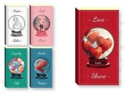 Lilamor Sevgi Defter 7,5X14 96 Sayfa - Lilamor Dükkan