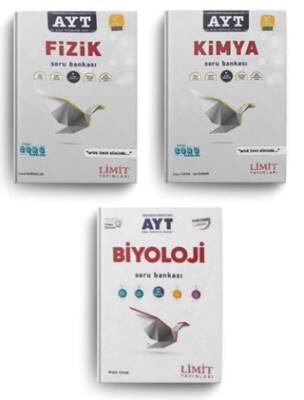 Limit Yayınları AYT Fizik Kimya Biyoloji Soru Bankası Seti - 1