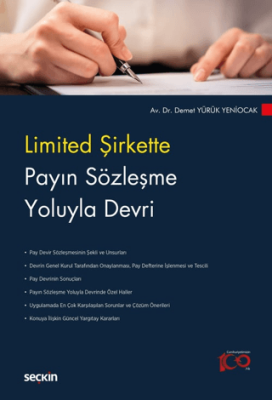 Limited Şirkette Payın Sözleşme Yoluyla Devri - 1