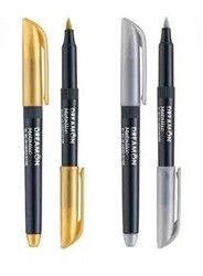 Lineplus Dreamon Fırça Uçlu Keçeli Kalem Gümüş - Lineplus