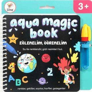 Lino Aqua Magic Book Eğlenelim, Öğrenelim Sihirli Boyama Kitabı - 1