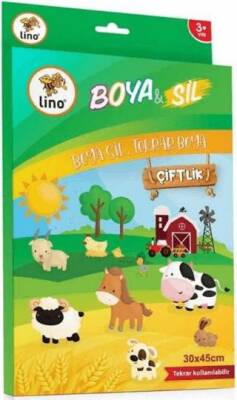Lino Boya Sil Aktivite Matı Çiftlik Silinebilir - 1