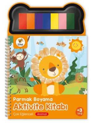 Lino Parmak Boyama Aktivite Kitabı Animal - 1