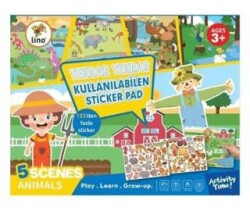 Lino Tekrar Tekrar Kullanabilen Sticker Pad Hayvanlar - LİNO