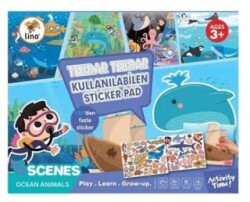 Lino Tekrar Tekrar Kullanabilen Sticker Pad Okyanus Canlıları - LİNO
