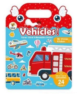 Lino Tekrar Tekrar Kullanılabilen İlk Sticker Kitabım Vehicles - 1