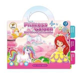 Lino Tekrar Tekrar Kullanılabilen Sticker Princess Garden - 1