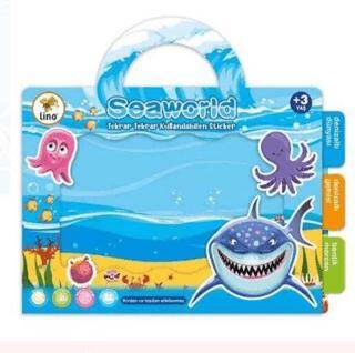 Lino Tekrar Tekrar Kullanılabilen Sticker Seaworld - 1