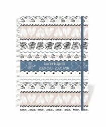 Liz Ajakdsp-2 17X24 Spiralli Akademik Ajanda Soyut Desenli - Lizy