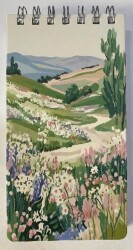 Liz To Do List Spiralli 4 Bölümlü 10X19 Not Defteri Bahçe Tasarımı - Lizy