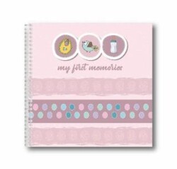 Lizy Bebek Defteri Pembe Çizgili Tasarım - Lizy