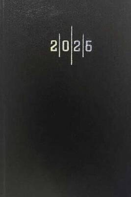 Liz Aj902E-S 14X20 Ekonomik Cilt Bezi 2026 Ajanda Siyah - 1