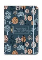 Liz Ajakd3 17X24 Ciltli Akademik Ajanda Geometrik Desenli - Lizy