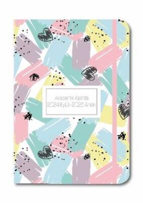 Liz Ajakd4 17X24 Ciltli Akademik Ajanda Çizgili Desenli - 1