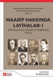 Maaarif Hakkında Layihalar: 1 - Pegem Akademi Yayıncılık