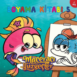 Maceracı Yüzgeçler Boyama Kitabı 5 - Minika